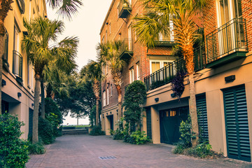 Downtown Charleston South Caroline, SC houses and old area