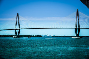 Obraz premium Downtown Charleston South Caroline, SC houses and old area