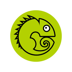 chameleon design template