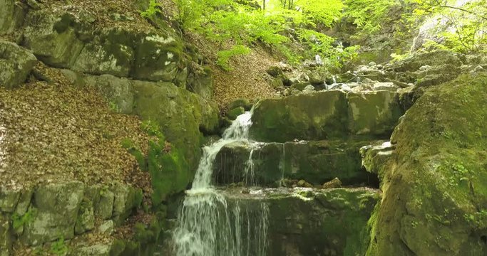 Waterfall, Forest, Woods, River, Vratsa