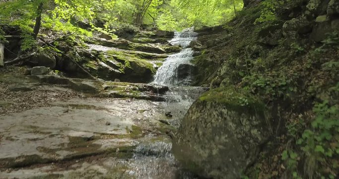 Waterfall, Forest, Woods, River, Vratsa