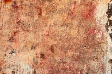 Texture of a concrete wall with cracks and scratches which can be used as a background