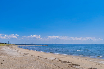 幕張海浜公園 幕張の浜と海