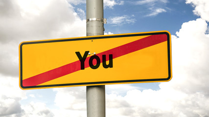 Street Sign Me versus You