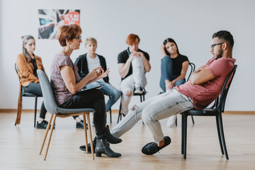 Teacher and rebellious student