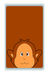 monkey wallpaper cartoon hand drawn