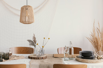 Decoration on the table in rustic tyle