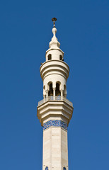 Fototapeta na wymiar Mosque minaret, Tehran, Iran