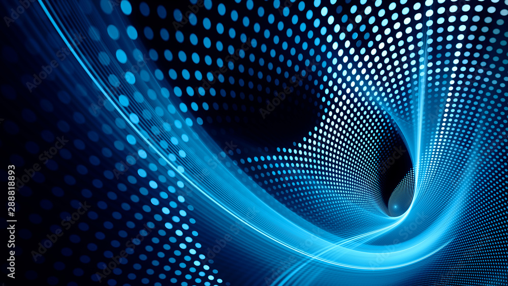 Fototapete abstract background element. fractal graphics series. three-dimensional composition of dynamic curve