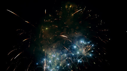 Fototapeta na wymiar firework background