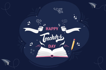 Happy world teacher's day background 4