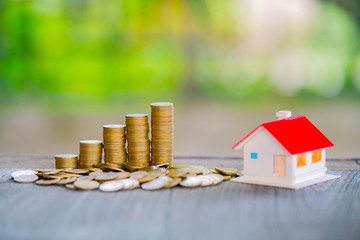 Plants and coins for watering can be used to guide financial growth 