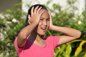 A Teenage Female And Confusion