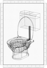 toilet bowl Blueprint