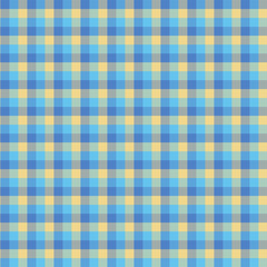 Gingham seamless cyan pattern. Texture for plaid, tablecloths, clothes, shirts,dresses,paper,bedding,blankets,quilts and other textile products. Vector Illustration EPS 10