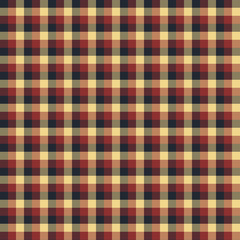 Gingham seamless red and black pattern. Texture for plaid, tablecloths, clothes, shirts,dresses,paper,bedding,blankets,quilts and other textile products. Vector Illustration EPS 10