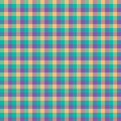 Gingham seamless cyan and violet pattern. Texture for plaid, tablecloths, clothes, shirts,dresses,paper,bedding,blankets,quilts and other textile products. Vector Illustration EPS 10