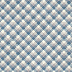 Gingham seamless light blue pattern. Texture for plaid, tablecloths, clothes, shirts,dresses,paper,bedding,blankets,quilts and other textile products. Vector Illustration EPS 10