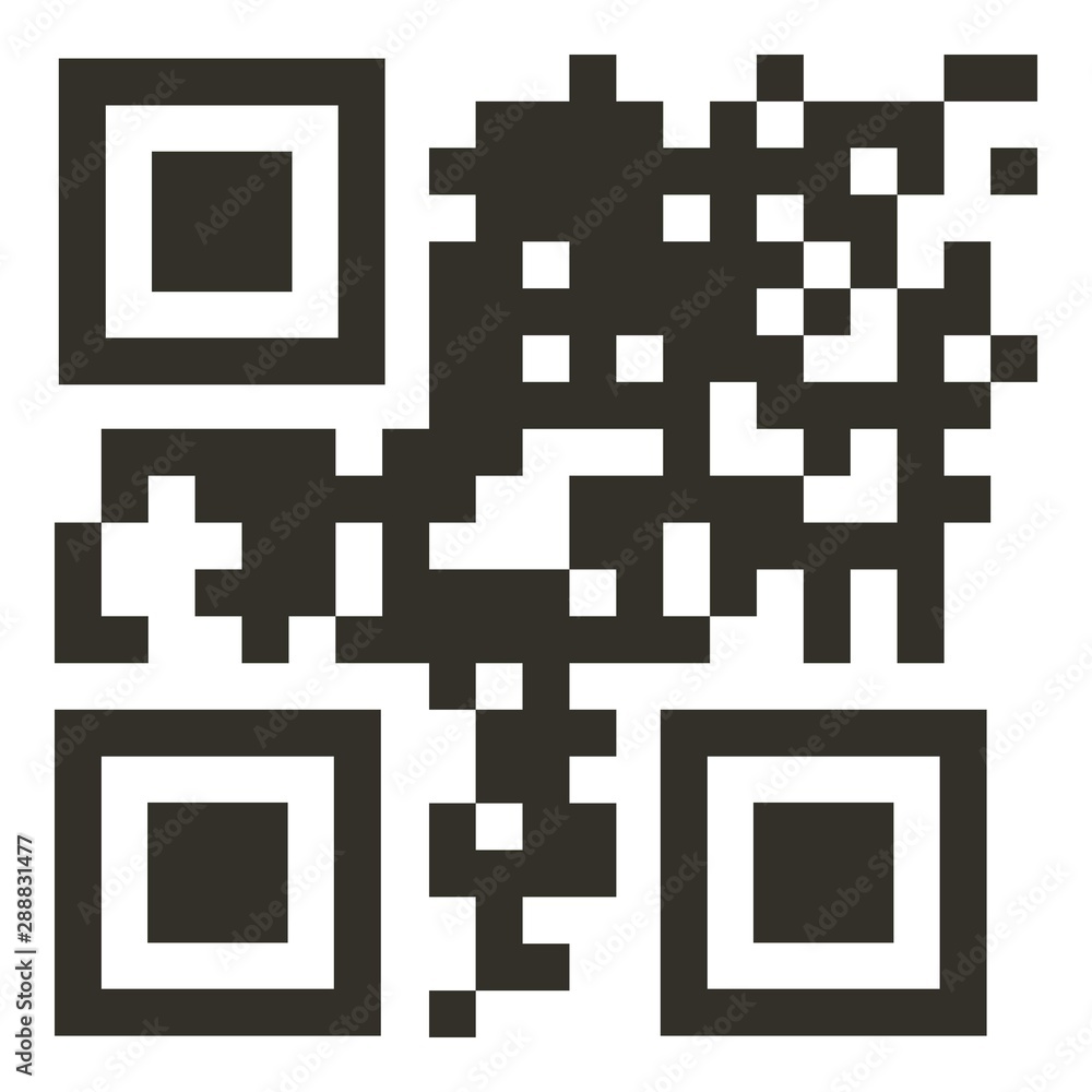 Poster qr code icon. simple illustration of qr code vector icon for web design isolated on white background