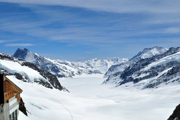 Fototapeta na wymiar Jungfraujoch Top of Europe