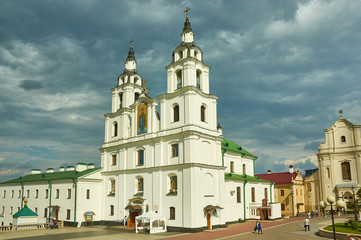 Fototapeta na wymiar Minsk, Belarus.Cathedral Of Holy Spirit