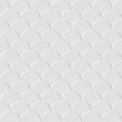 Abstract white seamless background with circles