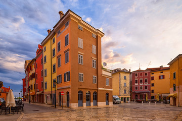Fototapeta na wymiar architecture of Rovinj (Rovigno). Istria. Croatia