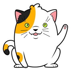 Japan cat of luck