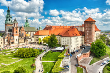 Wawel, Kraków - obrazy, fototapety, plakaty