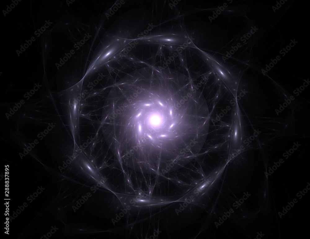 Poster abstract fractal background - computer-generated image. digital art. converging toward the center of