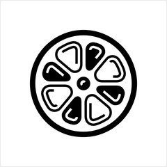 Film Reel Icon, Cinema Movie Reel Icon