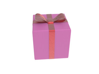 Pink Rosane Geschenkbox Geschenk Box mit Schleife
