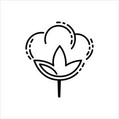 Cotton Flower Icon, Cotton Ball, Cotton Fiber