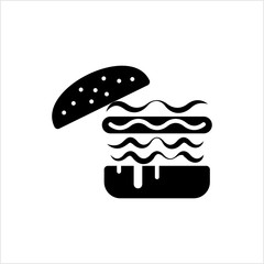 Burger Icon, Fast Food Burger