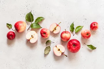 Zelfklevend Fotobehang Red Apples © dolphy_tv
