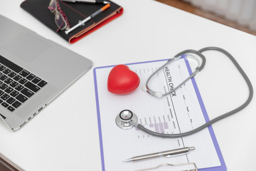 Healthcare and medical concept, Doctor explain symptoms and medical treatment to patient in hospital