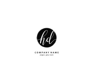 HD Initial letter logo template vector