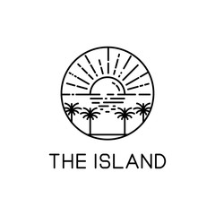 the island line art