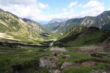 Bergpanorama Felsformation in Österreich Tirol