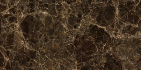 Dark color marble texture, emperador marble surface background.Brown marble background © Obsessively