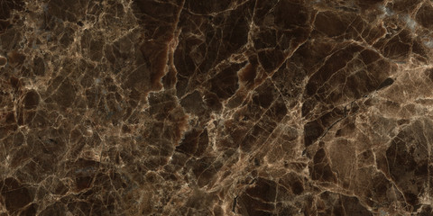 Dark color marble texture, emperador marble surface background.Brown marble background
