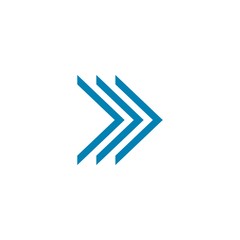 Arrows vector illustration icon Logo Template design 