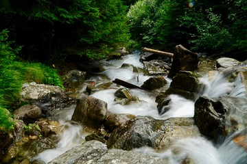 Wasserfall in den Alpen