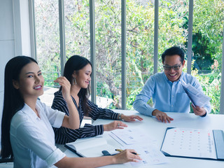 business people meeting in office