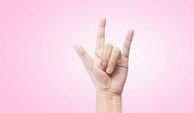 Hand gestures i love you You sign