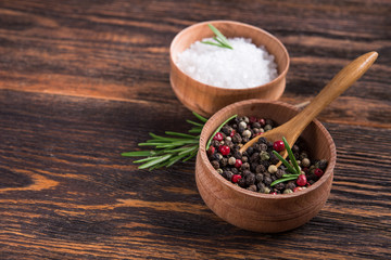 spices salt and black papper