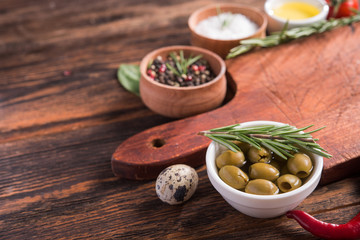 spices and vegetables in bowl