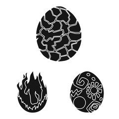 Vector design of fantastic and cute sign. Collection of fantastic and magic vector icon for stock.