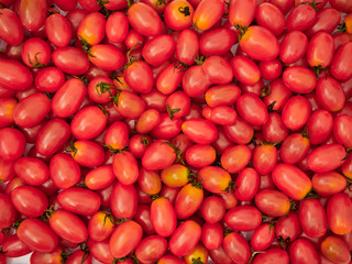 Fresh cherry tomatoes background