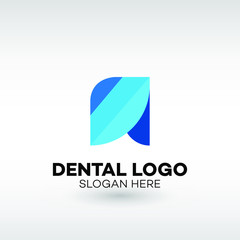 Vector Logo Dentistry, Dental Care Clinic - stock vector